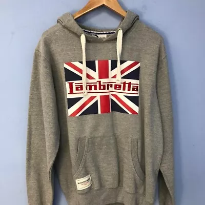 Lambretta Hoodie Size L Grey RMF03-EH • £7.99