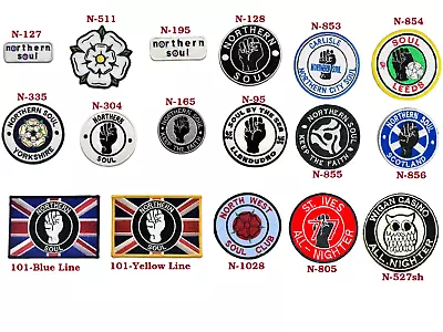 £2.10 • Buy Northern Soul Faith Music Union Jack Mod Fist Iron Sew On Patch Jacket Jeans New