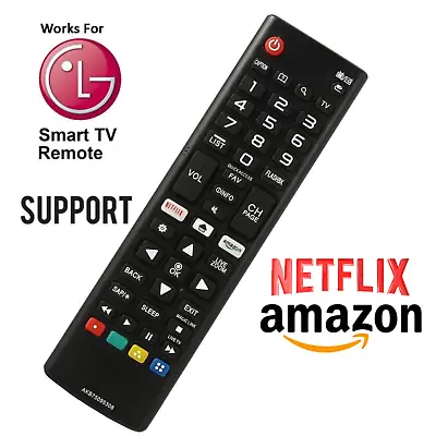 £4.65 • Buy Genuine Lg Tv Remote Control Replacement Smart Tv Led 3d Hdtv Netflix Button Uk