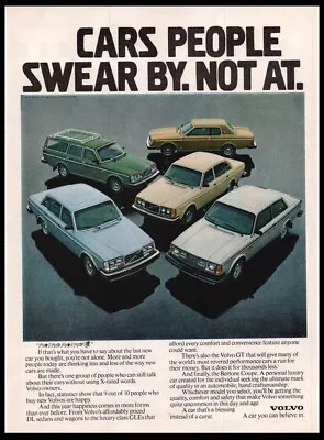 1979 Volvo GT Car Photo Print Ad-Vintage Man CaveGarage Decor • $7.88