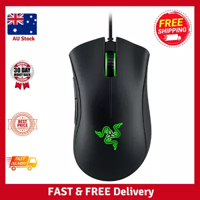 Razer DeathAdder Essential Ergonomic Wired Gaming Mouse Black • $52.70