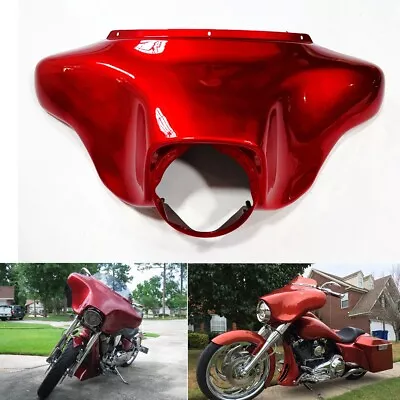 Red Front Batwing Upper Outer Fairing For Harley Davidson Touring Models 96-2013 • $126