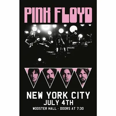 PINK FLOYD POSTER NEW YORK CITY WOOSTER HALL CONCERT NEW 24x36 FREE SHIPPING • $12.99