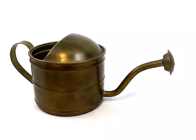 Vintage Small  Brass Watering Can Hong Kong Has Patina Use For Plants Or Decor • $24.99