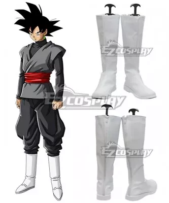 Dragon Ball Super Goku Black White Shoes Cosplay Boots • $38.70