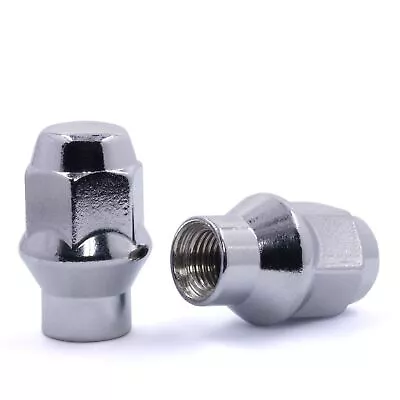 ET Style Bulge Acorn Lug Nuts 7/16-20 Chrome 3/4  Hex • $20.97