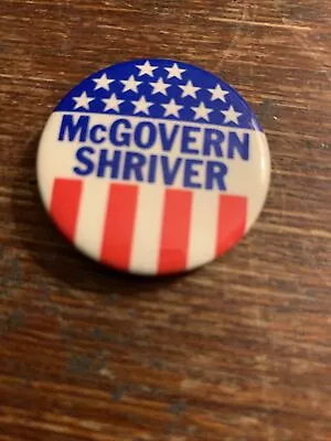 Oregon McGovern Shriver Political Campaign Pinback Button • $5