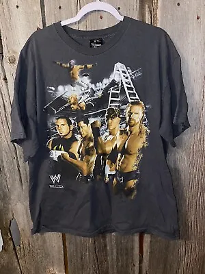 WWE T-Shirt Men XL John Cena Batista Triple H Mysterio Jeff Matt Hardy WWF 2008  • $25