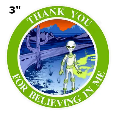 Xfiles ALIEN Retro - Car Truck Window Bumper Graphics Sticker Decal Souvenir • $2.99