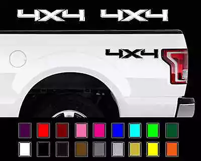 $13.05 • Buy 4x4 Decal Set Fits: 2009 - 2016 Ford F-150 Truck Bed Off Road Vinyl Stickers