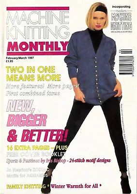 Machine Knitting Monthly Pattern Magazine February 1997 Iris Bishop Vintage • £6.99