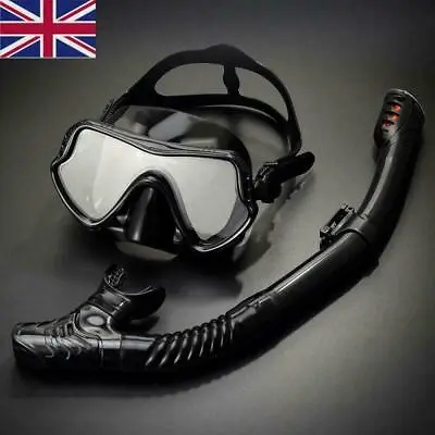 £18.89 • Buy Professional Scuba Diving Snorkel Mask Set Swimming Underwater Anti Fog Adults