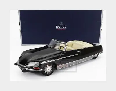 1:18 NOREV Citroen Ds21 Palm Beach Cabriolet 1968 Black NV181746 Model • £64.87