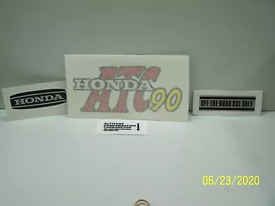 Vintage Honda ATC US90 3 Wheeler Decal Set! • $33.99