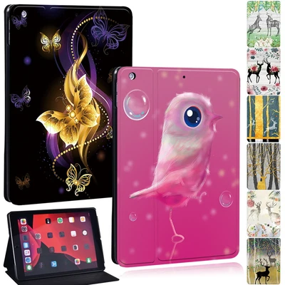 Animals Leather Stand Cover Case For Apple IPad Air 1234/Pro 9.7' 10.5' 11''+Pen • £7.94