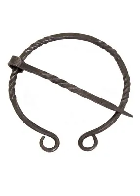 £8.99 • Buy Medieval Ring Brooch, Twisted, Hand-forged Reenactment Costume LARP