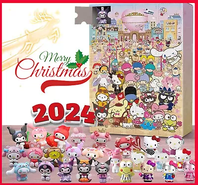 2024 Christmas Advent Calendar Countdown Sanrio Kuromi Hello Kitty Blind Box Toy • $21.98