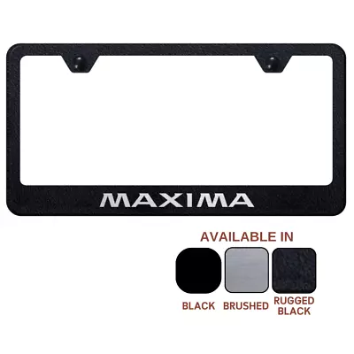 Nissan Maxima Laser Etched Logo License Plate Frame Official Licensed • $35.95