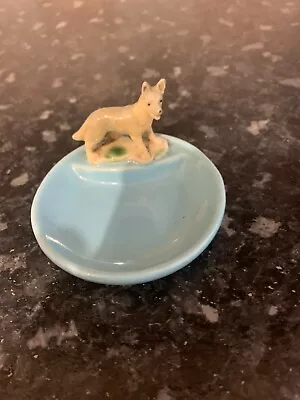 Wade Trinket Tray With Dog   Figurine Whimtrays Series Made In England • £5.99