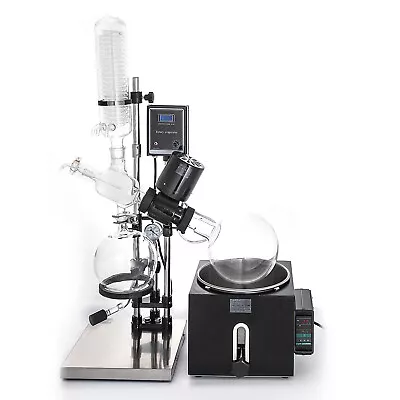 $990.09 • Buy 5L Rotary Evaporator Rotavapor Vacuum Evaporation Digital Water Bath Lab Eqpt