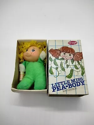 Vtg Little Miss Pea Body Matchpack Doll Hong Kong • $11