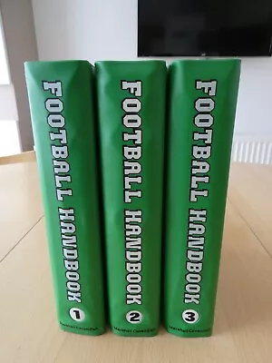 Football Handbook By Marshall Cavendish Complete Set 1-3 Volumes In Binders • £25