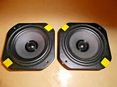 Pair Mordaunt  Short  Ms10  Square  Frame  Woofers • $35