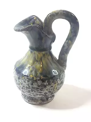 Italian Pottery Pitcher Vase Planter Vintage Beautiful Art Italy 4 Inch 613/740 • $7.97