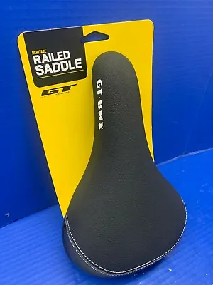 $39.99 • Buy GT BMX Padded Railed Bicycle Seat/Saddle BMX, Black