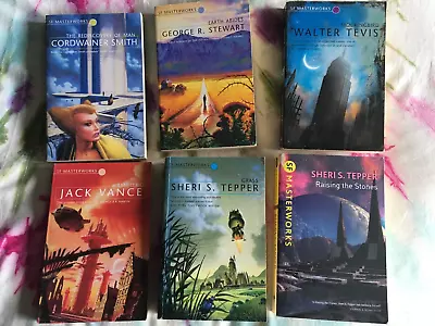 Gollancz SF Masterworks X 6 Bundle Jack Vance Sheri S. Tepper Cordwainer Smith • £11