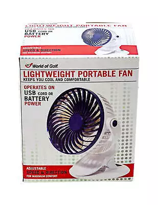 Portable Mini Battery Golf Cart Table Fan With Clip • $25.32