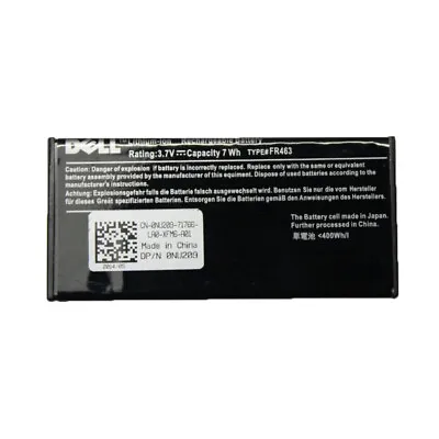 Genuine DELL FR463 Battery 0NU209 NU209 3.7V For H700 PERC 5i 6i • $19.59