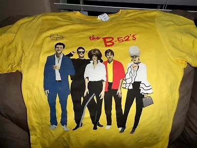 The B-52'S - Yellow Classic 1st Album Cover T-shirt ~Never Worn~ M L XL • $21