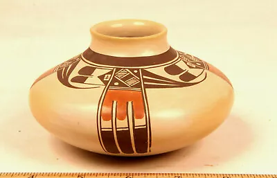 $495 • Buy Hopi Polychrome Pottery Jar 4 1/2  X 2 7/8  Rachel Sahmie Nampeyo (1956-)