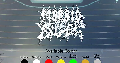 Morbid Angel Vinyl Decal Sticker Custom Size And Color 001 • $4.50