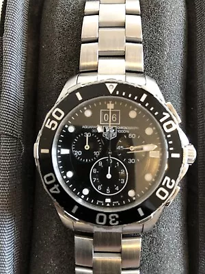 TAG Heuer Aquaracer Men's Black Watch - CAN1010 • £400