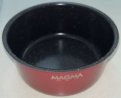 MAGMA 2 QT Quart SAUCE PAN POT RED NEW-Other W/free Lid Red Non-stick Enamel • $25