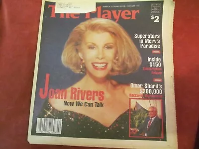 The Player Casino Gaming Magazine Feb 1990 Joan Rivers • $4.88