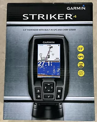 Garmin Striker 4 3.5  Fishfinder With Built-In GPS And Chirp Sonar • $117