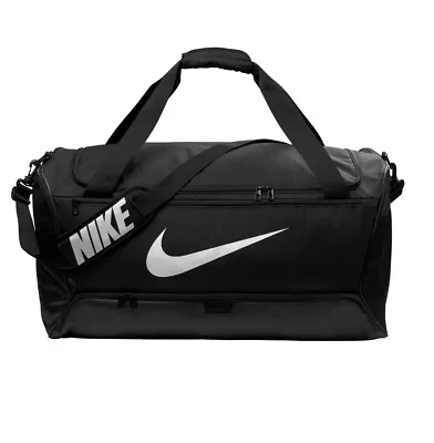 $49.95 • Buy Nike Brasilia 9.5 Large Duffle Bag Large Gym Bag NKDO9193 - Black