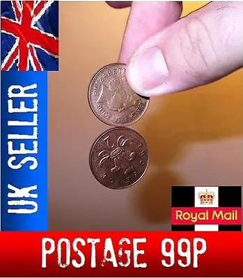 Spinning Coin.  Close Up Magic Trick-easy • £1.65