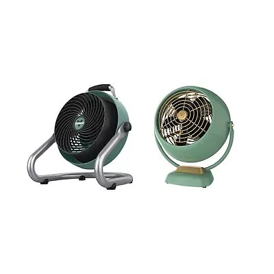 Vornado 293 Large Heavy Duty Air Circulator Shop Fan Green & VFAN Jr. Vintag... • $234.79