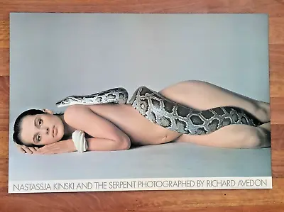 $295 • Buy Nastassja Kinski And The Serpent By Richard Avedon 1981 On Art Board 36  X 24”