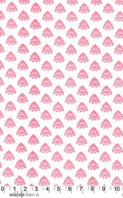 Marissa White & Pink Michael Miller Fabric FQ + More 100% Cotton   • £4.20