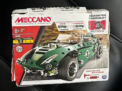 Meccano Roadster Cabriolet 18202 Box Opened Contents New In Bags • £5.99