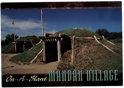 North Dakota Mandan Indians Earth Lodges ~ Unused Postcard Sku285 • $2.77