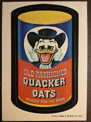 1973 Topps Wacky Packages 1st Series Quacker Oats Ex-mt • $15