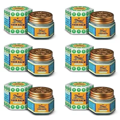 Tiger Balm White Ointment For Headaches & Nasal Congestion - 9ml Pack Of 12 • $29.21