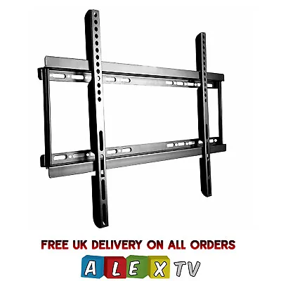 £15.95 • Buy TV Wall Mount Slim Fixed Bracket For 32 37 40 42 49 50 55 60 65 70  Inch LCD TVs