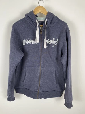£14 • Buy Weird Fish Blue Full Zip Hoodie Size 22